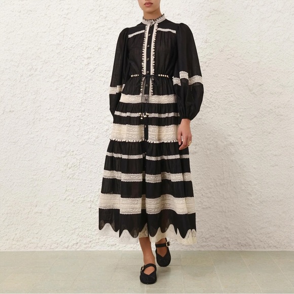 Zimmerman Rhiannon Lace Billow Dress Size0 - Picture 2 of 6